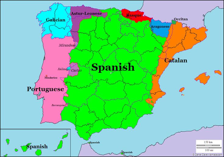 a map of the spanish speaking countries