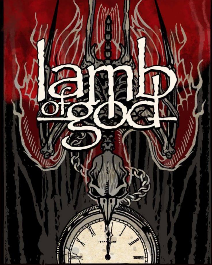 the poster for lamb of god's world wide streaming event, which features an image of