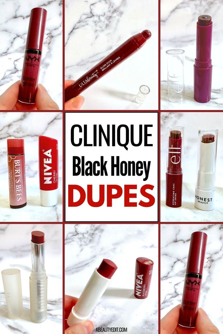 Clinique Black Honey Dupes Black Cherry Lipstick Clinique, Clinique Black Honey Lip Liner, Clinic Black Honey Lipstick, Black Honey Makeup Look, Clinique Black Honey Lipstick, Clinique Black Honey Aesthetic, Clinique Black Honey Lip Gloss, Black Honey Aesthetic, Honey Makeup Look