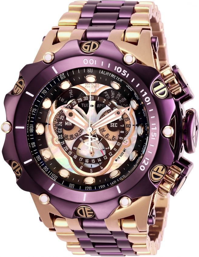 Futuristic Watches, Awesome Watches, King Robert, Stylish Watches Men, Mens Invicta Watches, Big Women Fashion, Fancy Watches, Rose Gold Brown, Amazing Watches