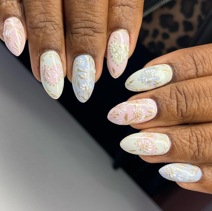 Regency era with these Bridgerton-inspired nails. Delicate florals and soft pastels with a touch of gold, perfect for any debutante. 🌸✨ #NailArt #BridgertonNails #FloralNails #PastelNails #RegencyBeauty” By the way, do you know William Sonoma has launched Bridgerton Collection?? This collection captures the elegance and charm of Regency-era England and is perfect for fans of the show looking to bring a touch of Bridgerton to their home. I am gonna try rose petal pound cake ,cookies , lemo... Pound Cake Cookies, Bridgerton Nails, Nails Delicate, Bridgerton Inspired, William Sonoma, Inspired Nails, Regency Era, Pastel Nails, Floral Nails