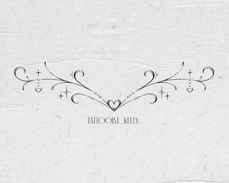 a cross and heart tattoo design on a piece of paper with the words tattooist kelly above it