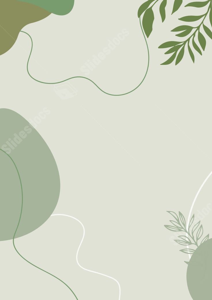 an abstract green background with leaves and branches on the left side, in shades of gray