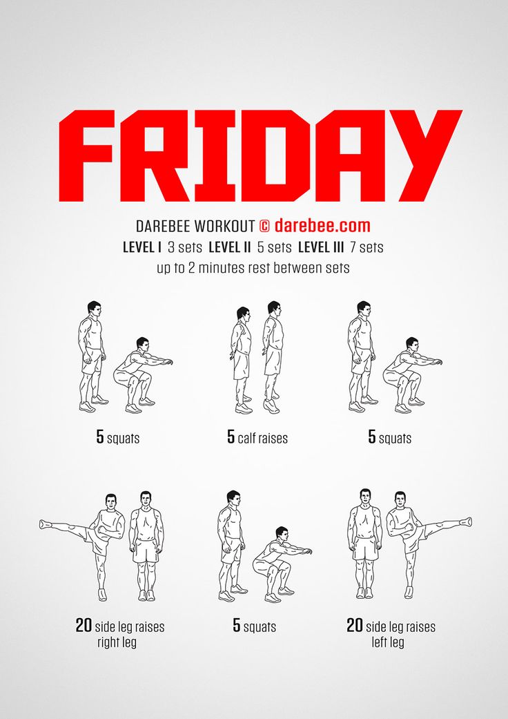 a poster with instructions for how to do the friday squats in front of a white background