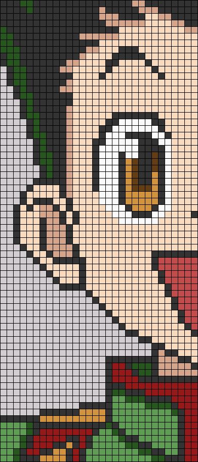 96 Anime PixelGrid Art ideas  pixel art perler bead art pixel art  templates