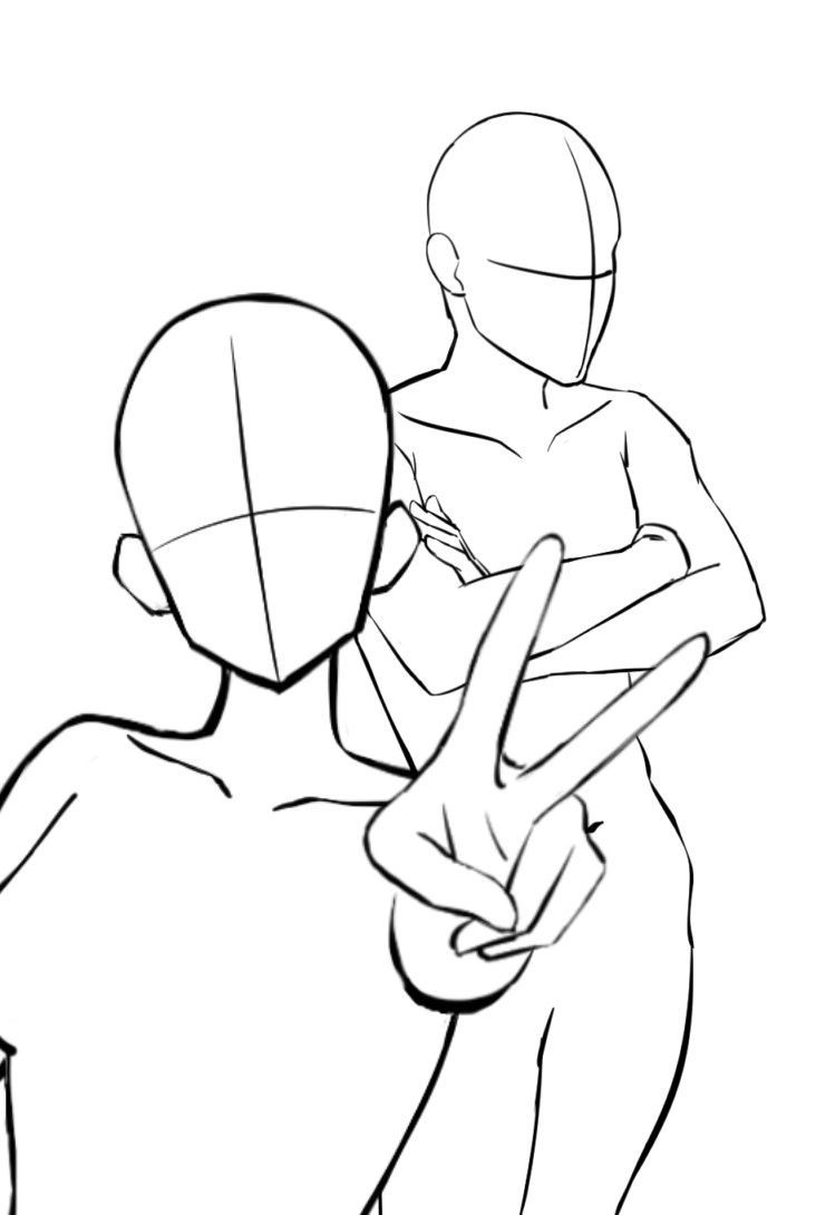 a drawing of two people hugging each other