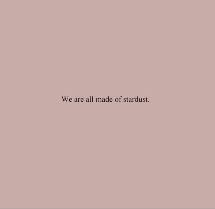 the words we are all made of standout against a pale pink background with black text