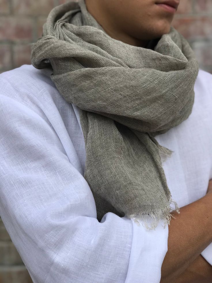 Pure linen scarf natural not dyed-Rustic Scarf-Softened linen scarf-Eco friendly Scarf-Scarf for Her/him-Boho Scarf-Pure Linen Scarf-gift Soft and natural, not dyed linen fabric, having rustic look. Every new lot of fabric has slightly different shade because of natural nature of the linen plant. Gorgeous and eco friendly choice for your outfit. Size: approx. 50*180 cm/20*71 inches. Finishing - with fringes at the ends. Fabric - 100 % stonewashed Baltic linen fabric. Very soft, absorbent, allows Bohemian Linen Shawl, Beige Linen Bohemian Scarf, Bohemian Beige Linen Scarf, Bohemian Linen Shawl Scarf, Flax Oatmeal, Boho Glamping, Linen Plant, Men Scarf, Linen Scarf