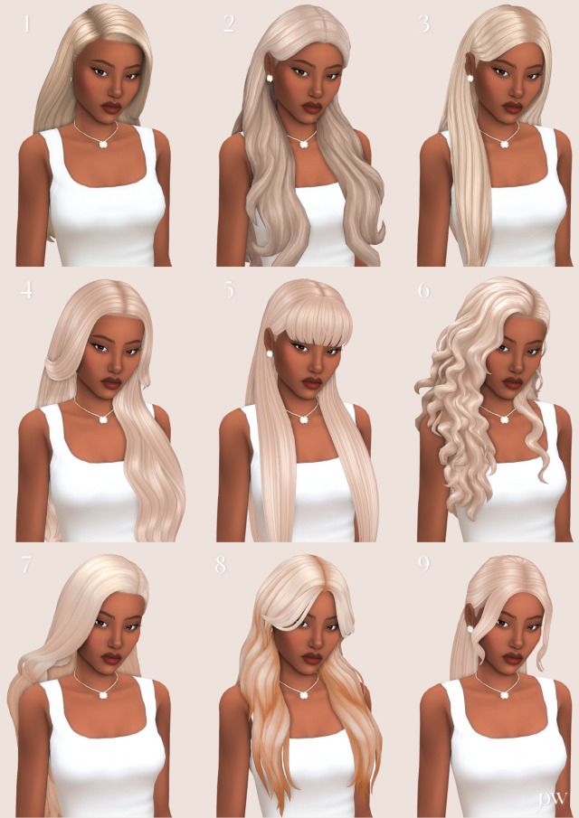 many different types of blonde hair for females