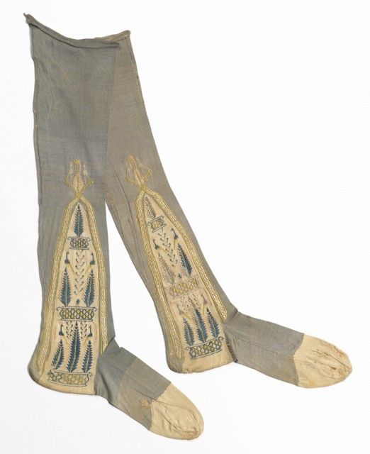 A Revolution in Stockings | Smithsonian Cooper-Hewitt, National Design Museum in New York 19th Century Men, Blue Stockings, Cooper Hewitt, Runway Gowns, Western Costumes, The Silk Road, Knit Stockings, New York Museums, Silk Stockings