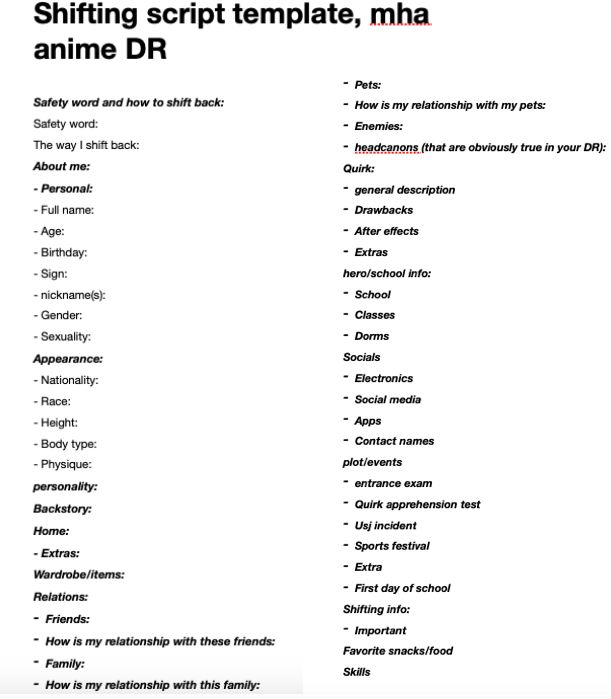 a table with some words on it and an image of the same thing in each column