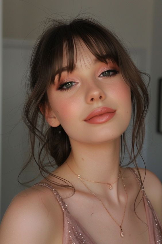 Most Beautiful Makeup Looks, Fair Skin Glam Makeup, Cool Skin Tone Makeup Looks, Pink Makeup Looks Wedding, Wedding Makeup Looks For Blue Eyes, Cute Aesthetic Makeup Looks, Bridgerton Makeup Looks, Create Your Style Aesthetic, Makeup 2024 Trends