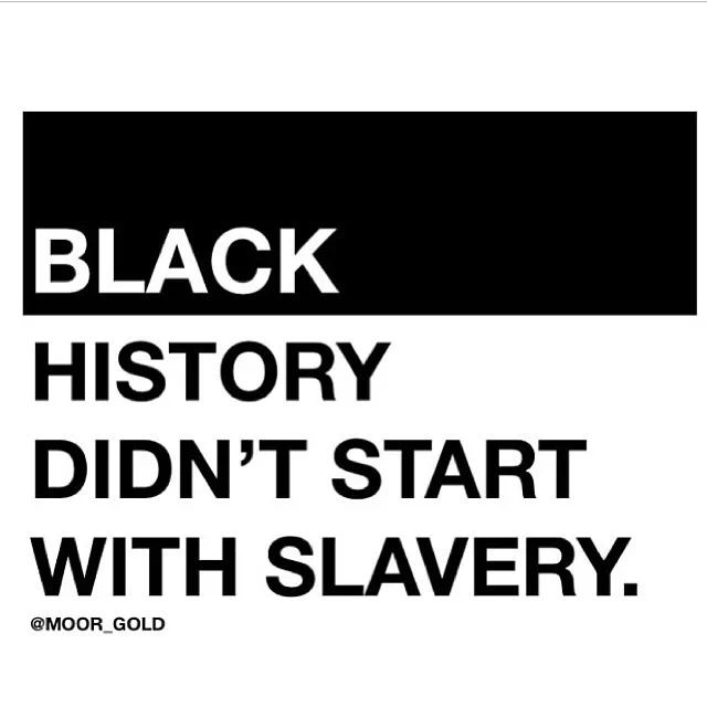 black history didn't start with slivery sticker on the back of a white background