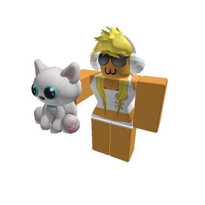 an image of a person and a cat on a white background in the style of legos