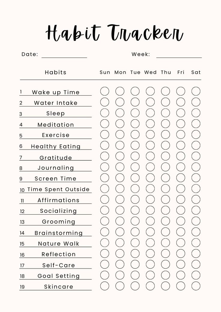 habit tracker printable weekly Morning Routine Habit Tracker, Morning Routine Habits, Small Habits To Change Your Life, Daily Routine Schedule For Women, Morning Routine Tracker, Daily Routine Journal, Light Pink Theme, Daily Habits Tracker, Winter Vision Board