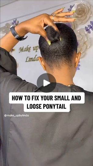 How To Make A Ponytail, Small Ponytail, Loose Ponytail, Clip In Ponytail, Ponytail Extension, A Ponytail, Pony Hair, Hair Bun, Fix You