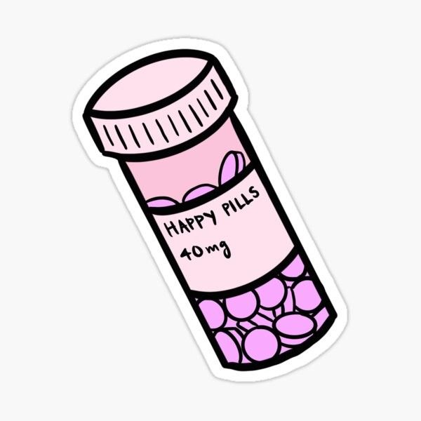 Pill Tattoo, Pharmacy Art, Medical Stickers, Bottle Drawing, Bottle Tattoo, Pill Bottle, Bullet Journal Ideas Templates, American Girl Doll Furniture, Pill Bottles