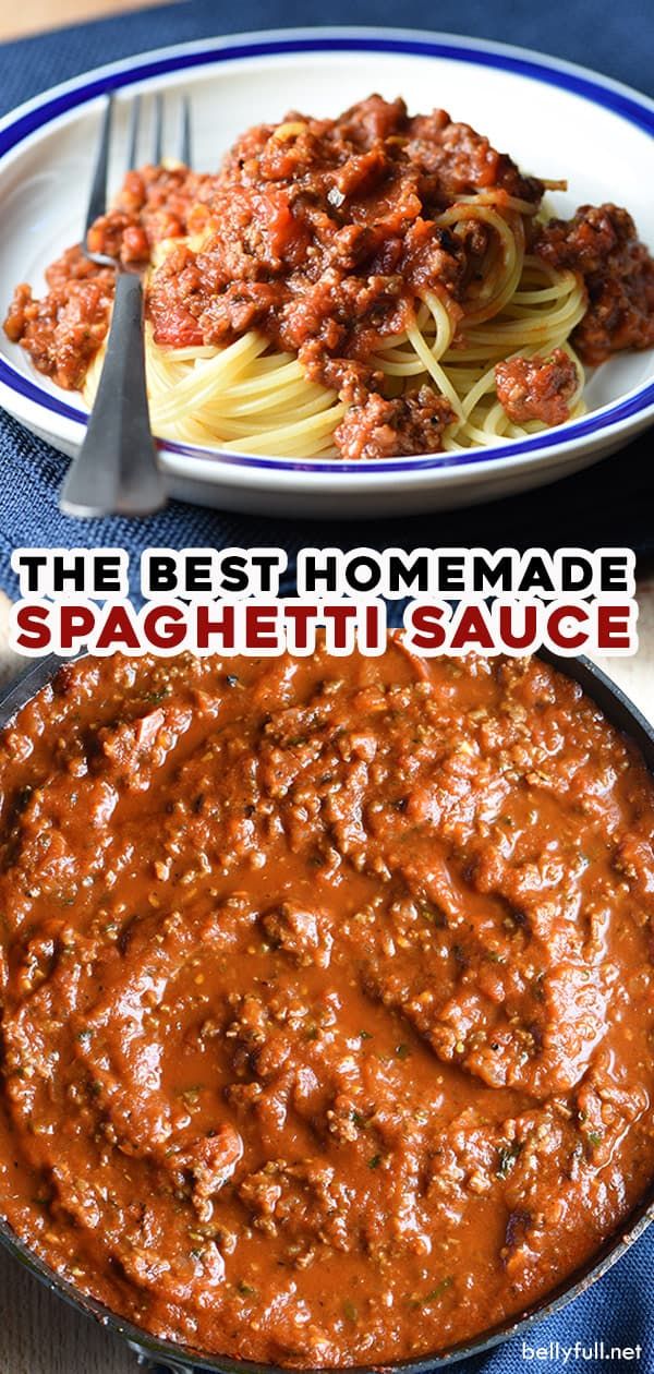 the best homemade spaghetti sauce recipe