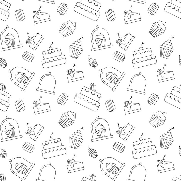 Bakery Elements, Cupcake Pattern, Modern Office Interiors, Black And White Pattern, Modern Office, Pattern Illustration, Vector Photo, White Patterns, Background Patterns