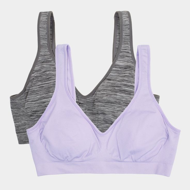 Introducing the revolution in comfort: The Fruit of the Loom Wireless Seamless Bra Two Pack, designed with your every need in mind! These bras are not just your ordinary undergarments; they're your everyday support system, giving you the freedom to move and groove throughout the day and night with confidence. This bra features removable pads ensure you have the freedom to choose the level of support you desire, and the seamless comfort stretch fabric molds to your unique shape like a second skin. But here's the real game-changer our targeted engineered support zones. Say goodbye to those pesky underwires, because these bras are engineered to lift and shape, providing you with a natural, confidence-boosting look. It's like a little magic trick for your everyday wardrobe! Now, let's talk con Bra Image, Cotton Bralette, Bra Size Charts, The Revolution, Support System, Seamless Bra, Daily Style, Tall Women, Let's Talk