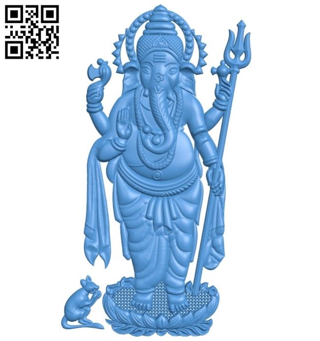 a 3d image of an elephant god