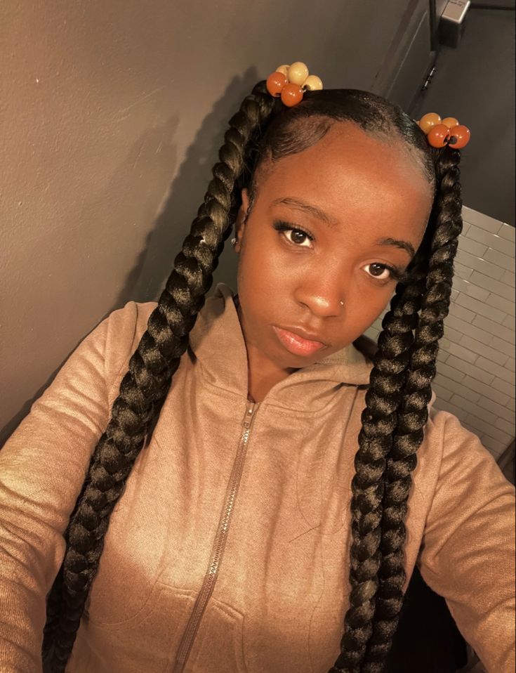 2 Pigtails Braids, Braid Pigtails Black Women, Pig Tail Braids Black Women, 4 Pigtail Braids, Pig Tails Hairstyles Braids, Pigtail Black Women, 2 Braided Pigtails Black Women, Braided Pig Tails Hairstyles Women Black, Pigtails With Two Braids