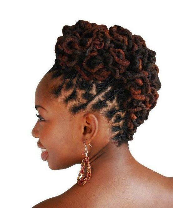 http://shorthaircutsforblackwomen.com/coconut-oil-for-hair Dreadlock Hairstyles For Black Women : 7 Popular Pictures Of ... Rasta Hairstyles, Hairstyles For Weddings, Loc Updo, Loc Hairstyles, Beautiful Dreadlocks, Dreadlock Styles, Dreads Styles, Updo Styles, Hair Locks