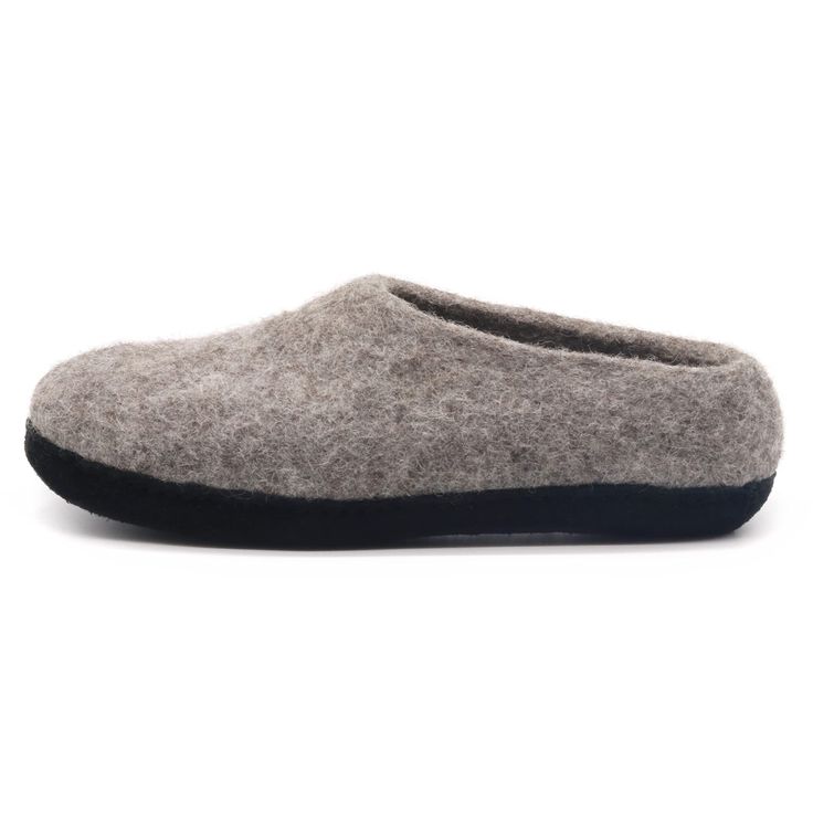 PRICES MAY VARY. PREMIUM QUALITY: Our wool house slippers for men are cozy, comfortable and convenient made with the highest quality, all natural materials. They are handmade by artisans with each pair taking 3 days to make. WARM FELTED WOOL: Cozy wool felt slippers are the best for cold feet. Natural wool insulates, breathes and keeps feet at a comfortable temperature. Superior to boiled wool, felted wool is soft and good for sensitive skin. BAREFOOT FEEL: Generous toe box is flexible and allow Light Arch, Soft Sole Slippers, Felt Slippers, Wool Shoes, Slippers For Men, Wool Slippers, Felted Slippers, Foot Health, Boiled Wool