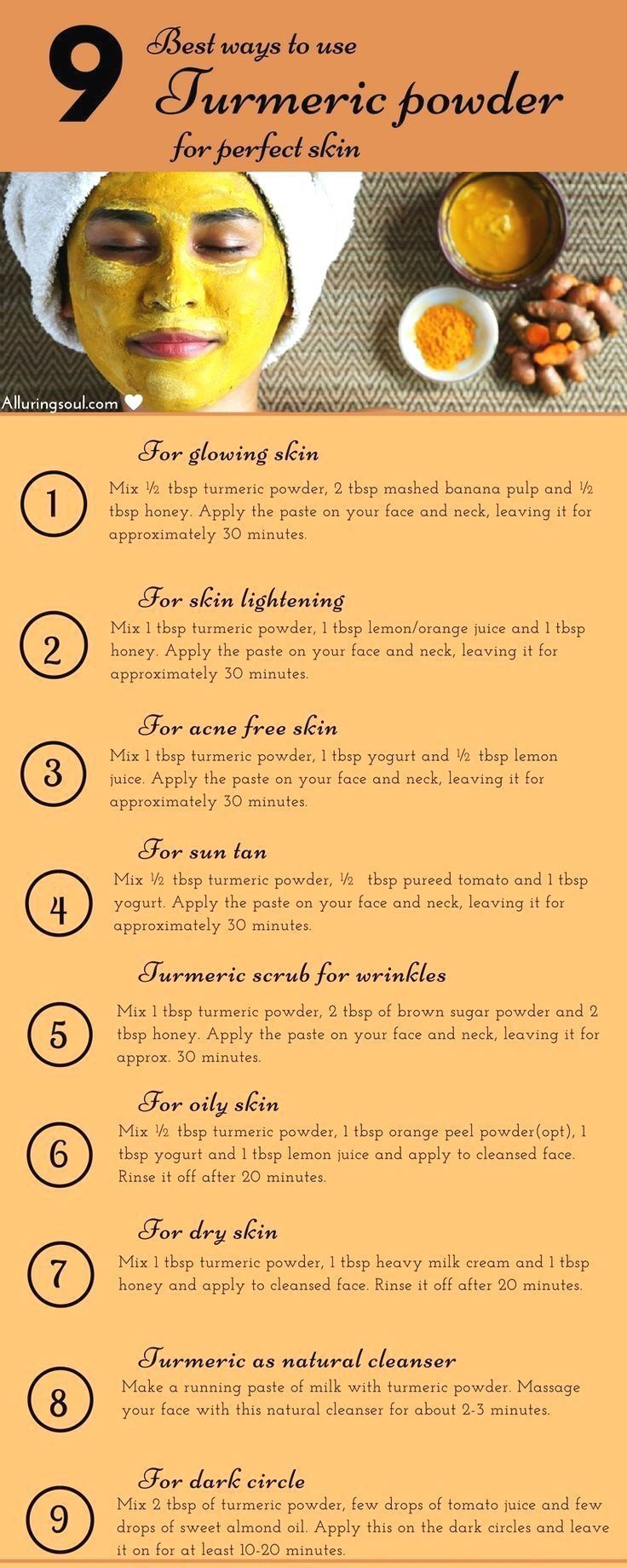 Obličejové Masky, Turmeric Face, Turmeric Face Mask, Resep Diet, For Glowing Skin, Acne Free, Homemade Face Masks, Homemade Face, Body Scrubs