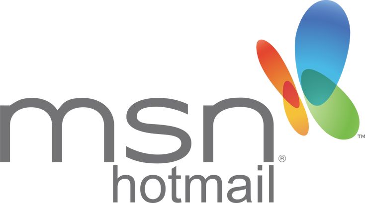 the msn logo is shown in grey and orange, as well as an image of a