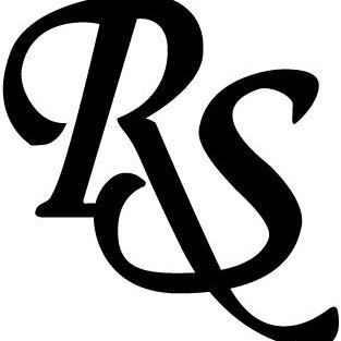 the letter r and s are black on white