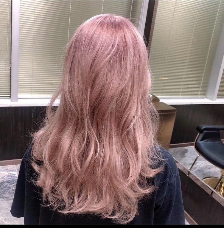 Smoky Rose Hair, Dusky Pink Hair, Sakura Hair Color, Gray Pink Hair, Pink Toned Blonde Hair, Beige Pink Hair, Smokey Pink Hair, Light Pink Highlights In Brown Hair, Ash Pink Hair