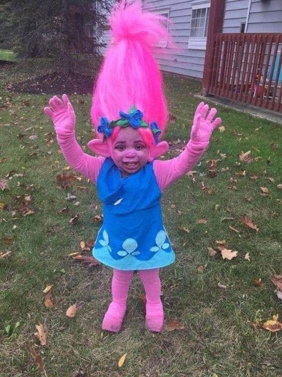 Troll Costume Diy, Trolls Costume, Troll Halloween Costume, Poppy Costume, Diy Fantasia, Troll Costume, Baby Kostüm, Diy Kostüm