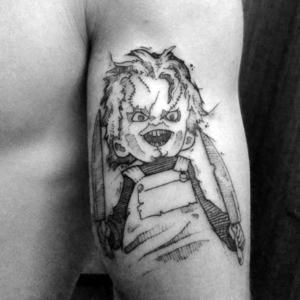 Top more than 58 chucky doll tattoo  incdgdbentre