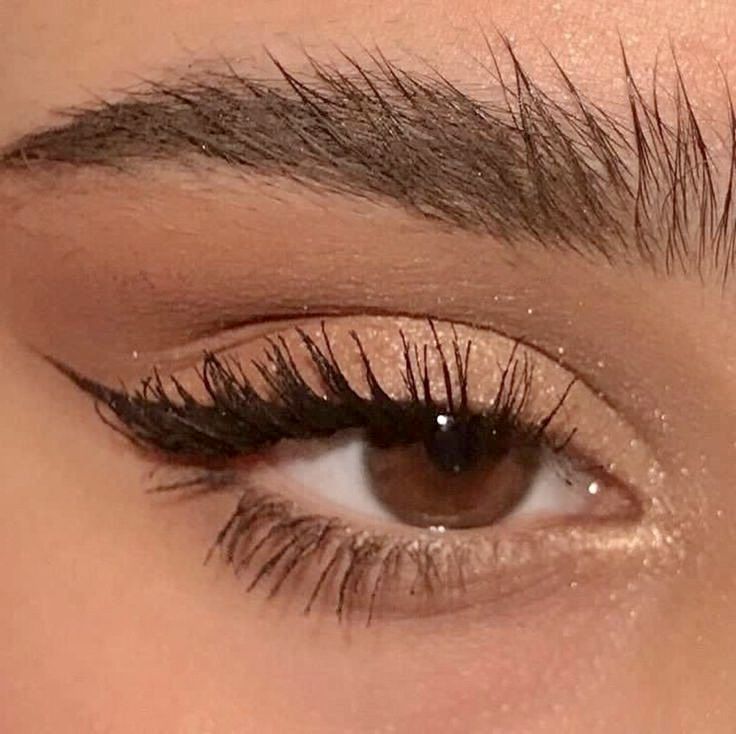 No Make Up Make Up Look, Shimmery Makeup, Prom Eye Makeup, Cute Eye Makeup, Make Up Inspiration, Smink Inspiration, Eye Makeup Pictures, Mascara Makeup, Makijaż Smokey Eye