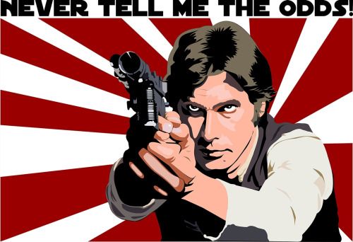 Nunca Diga-me as vantagens "- Han Solo Criado por Raudinei Silva Never Tell Me The Odds, Han Shot First, Han Solo And Chewbacca, Funny Friendship, Millenium Falcon, Historical Quotes, Love Inspiration, Han Solo, Hans Solo