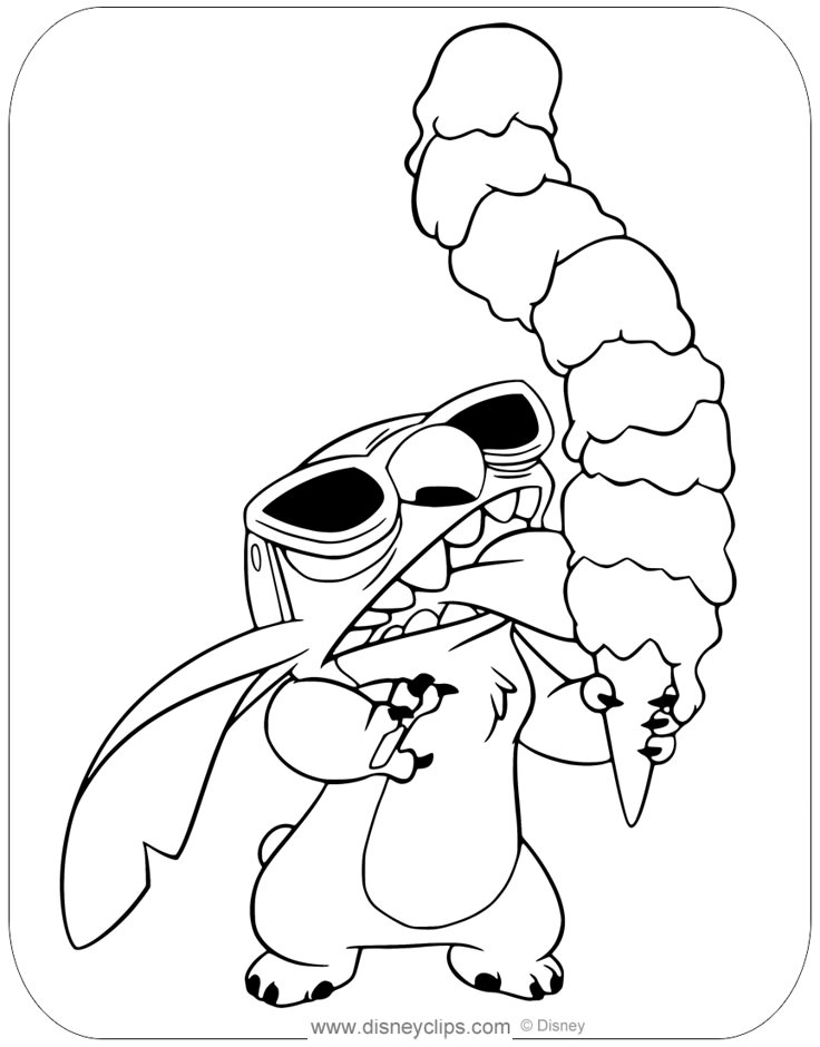 Colouring Pages Stitch, Lilo And Stitch Colouring Pages, Stitch Disney Coloring Page, Cartoon Colouring Printables, Coloring Pages Disney Characters, Pictures To Colour In, Disney Colouring In Pages, 90s Cartoon Drawings, Stitch Coloring Sheets