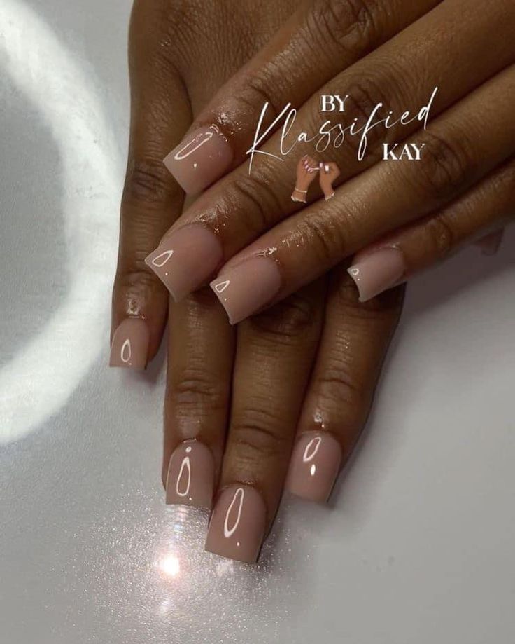 Neutral Transparent Nails, Natural Color Short Nails, All Black Nails, Short Natural Nails, Natural Acrylic Nails, Ombre Acrylic Nails, Colored Acrylic Nails, Simple Acrylic Nails, Work Nails