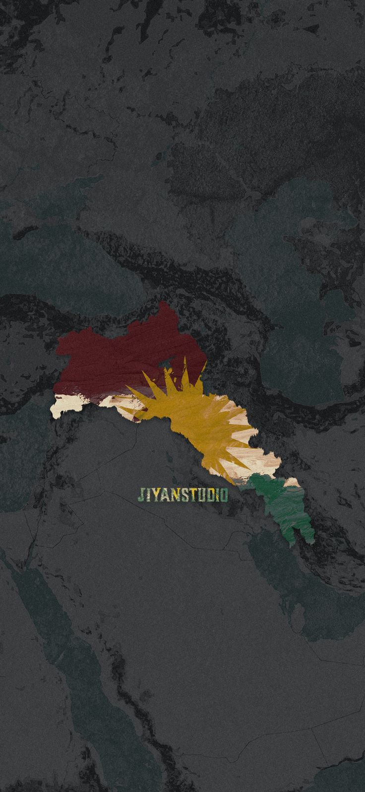 an image of a map with the flag of myanmar in it's country name