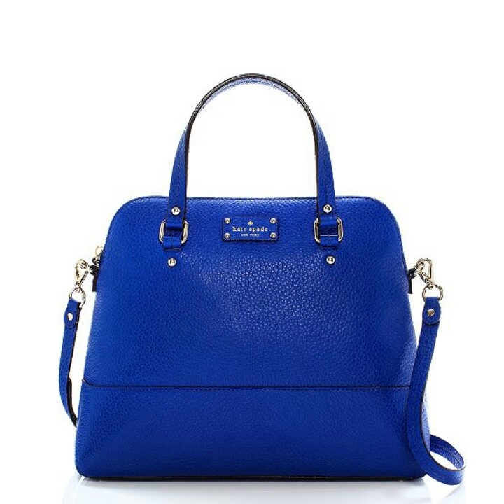 Kate Spade Arm Weights, Fashionable Purses, Perfect Closet, Handbag Heaven, Best Handbags, Kate Spade Purse, Unique Bags, Klein Blue, Purse Accessories