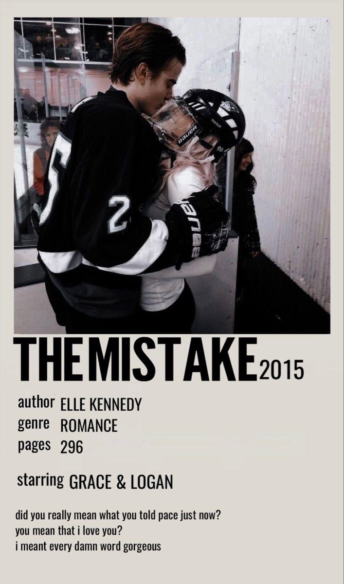 an advertisement for a hockey game featuring a young man in black and white jersey with the words, the mist take 2013