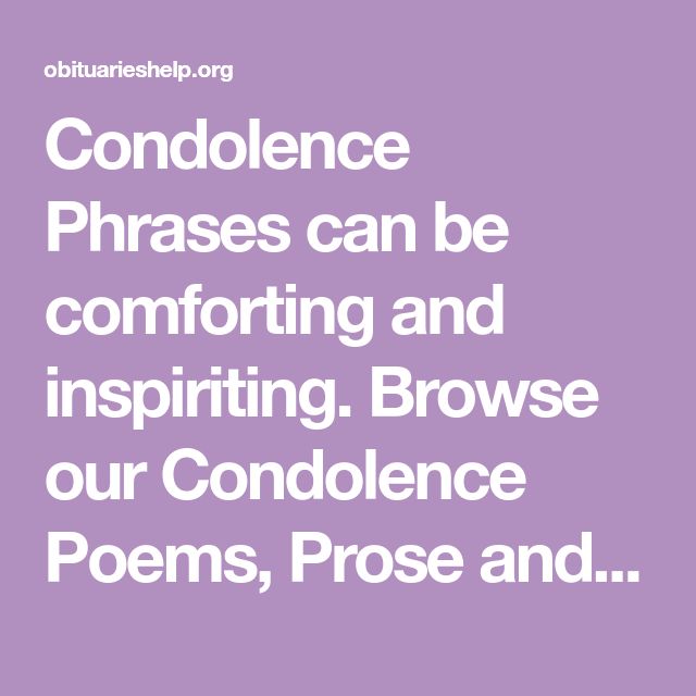 the words condence phrases can be comforting and inspireing browse our condole poem