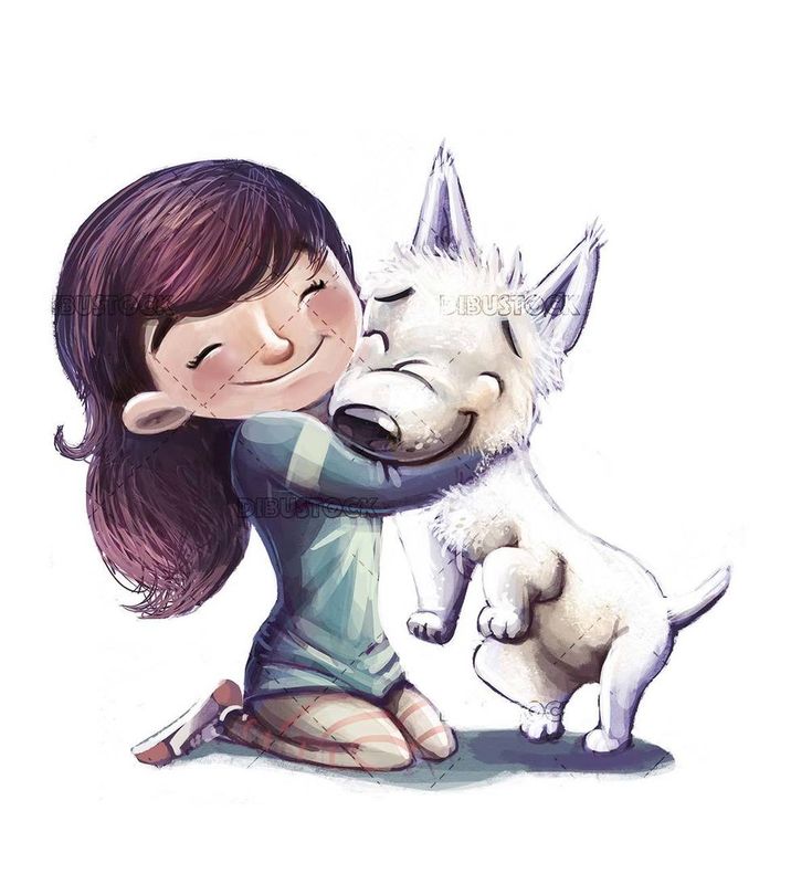 girl, dog, hug, pet, child, boys, love, hugging, companion, illustration, cartoon, isolated, cut, white background, cute, childhood, Dog Hug, Cute Childhood, Love Hugging, Children's Book Characters, Dogs Hugging, Background Cute, Pets Drawing, Boys Love, Girl Dog