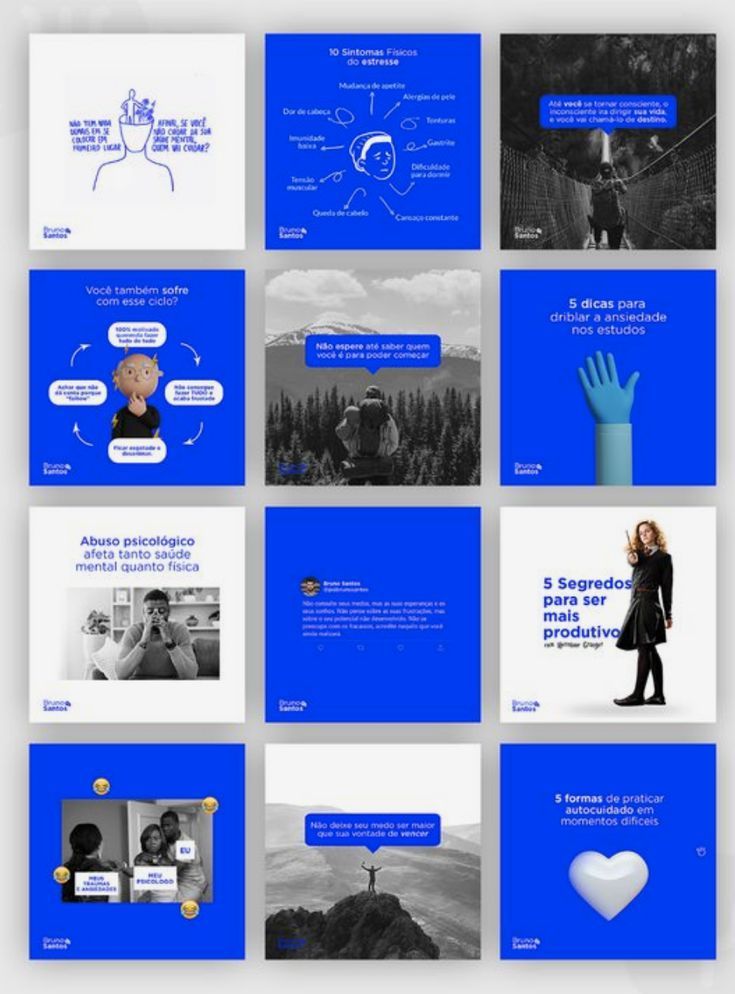 an image of a blue presentation board with images and text on the front, along with other slideshows