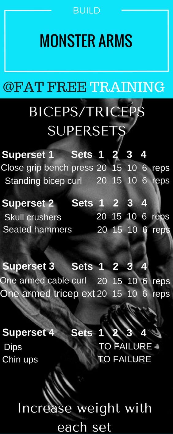 the monster arms workout plan for men