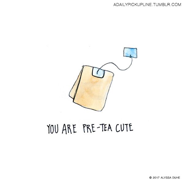 a drawing of a bag with the words you are free - tea cute