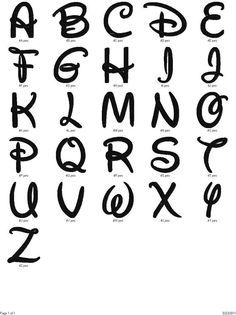 the alphabet is drawn with black ink and has different letters on it, including one for each letter