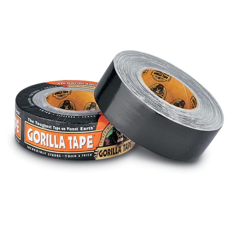 two rolls of gorilla tape sitting next to each other