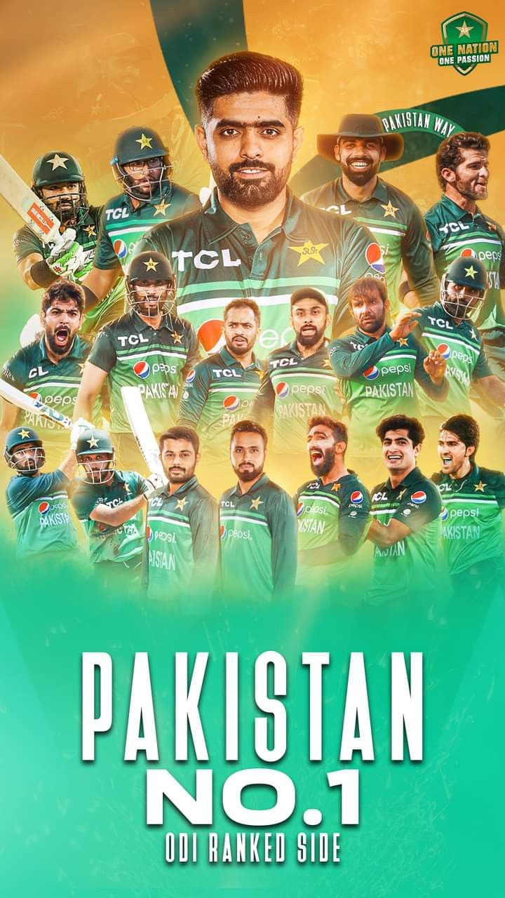 pakistan's cricket team is featured in this poster