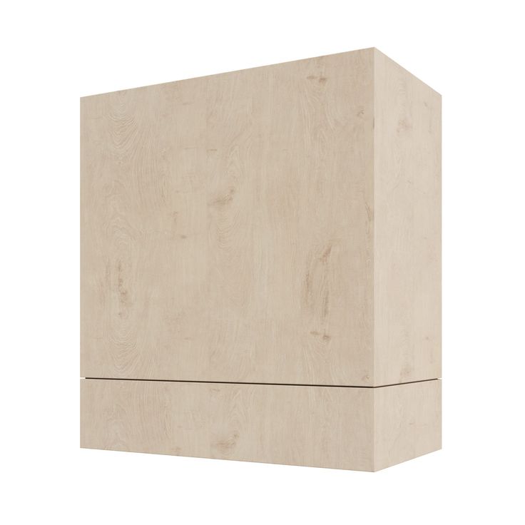 an unfinished wooden box on a white background